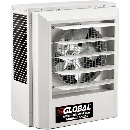 GLOBAL INDUSTRIAL Vertical Or Horizontal Downflow Unit Heater, 5KW, 480V, 3 Phase 246725